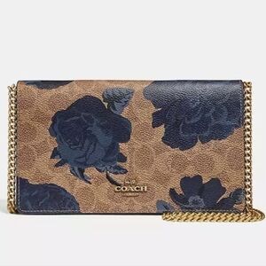RARE NWT Coach x Kaffe Fassett Hayden Foldover Crossbody Clutch